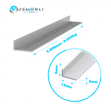 Alüminyum Köşebent 5x15x2mm